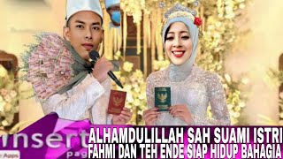 HARI INI || DETIK DETIK FAHMI RESMI IJAB KABUL DENGAN OJOL CANTIK TEH ENDE ALHAMDULILLAH SAH