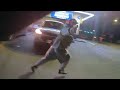 Bodycam: Fleeing Suspect Points Gun At Pursuing Officers And Gets Shot Alot.