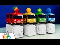 아기 버스들이 하얗게 변했어요! White Bus 자동차 장난감 | 타요 캐리어카 놀이 | 키글 토이 - KIGLE TOYS