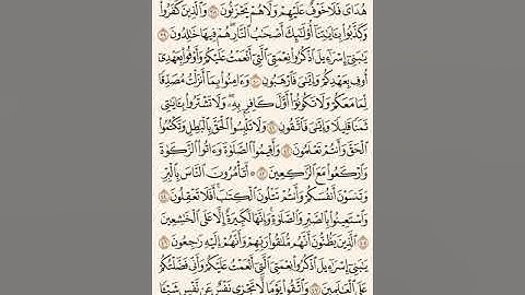 ماهر المعيقلي من سورة البقرة من الآية ٤٤ إلى الآية ٥٩  Maher Al-Muaiqly Surat al baqarah ayat 44-59