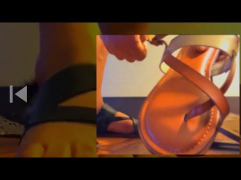 Memory Foam Sandals Try On - How do they feel?