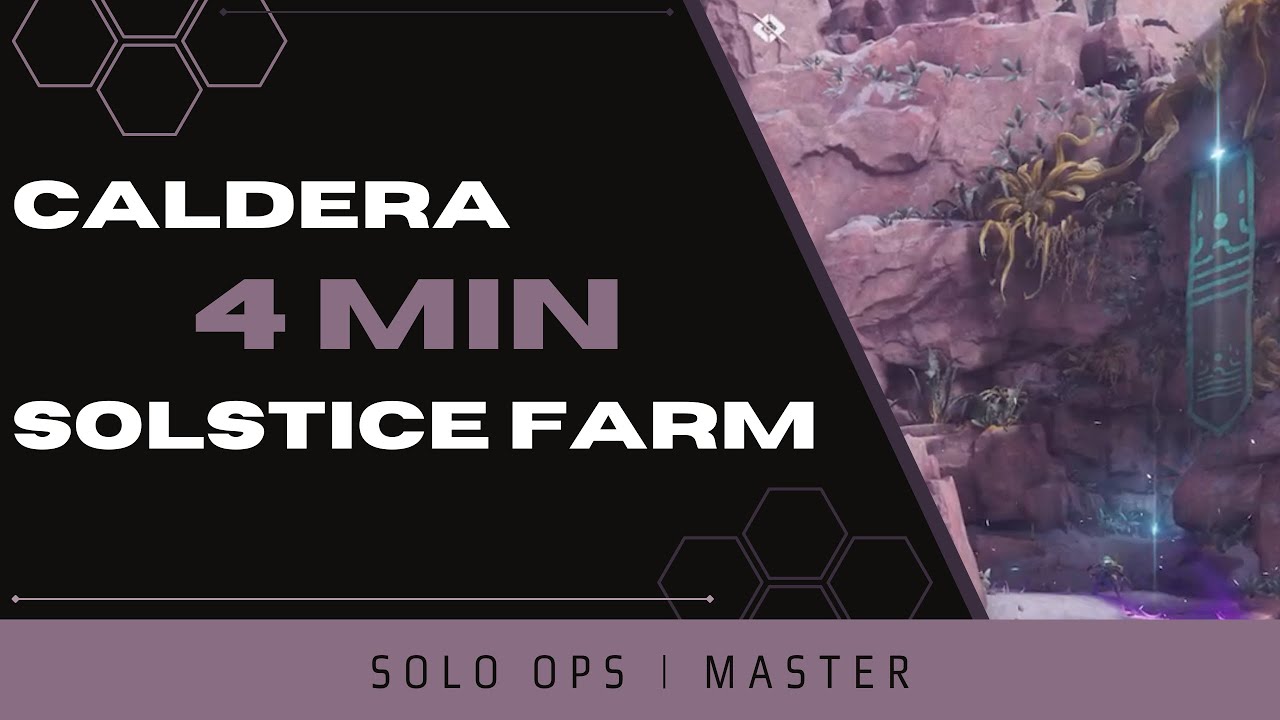 Caldera [Fallen] SOLO Farming Guide [Destiny 2] - Distorted Solstice Engram FAST [Master Difficulty]