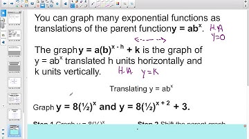 8.2 properties of exponential functions