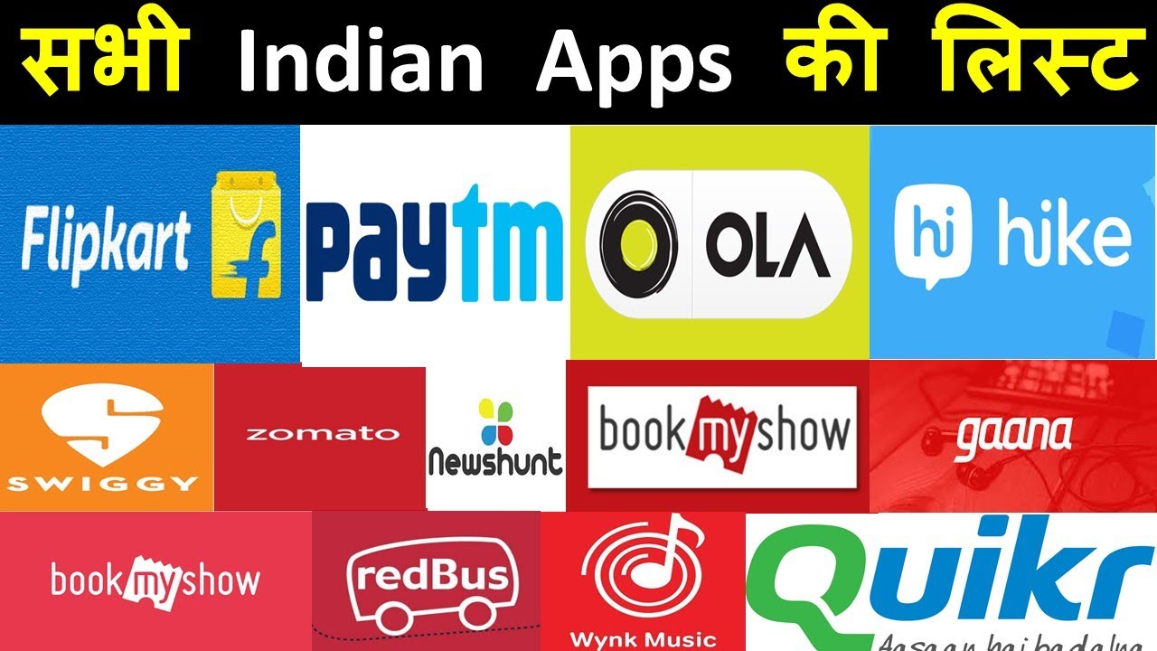 All Indian Apps List Made In India App List 2020 YouTube All Indian Apps List Made In India App List 2020 YouTube