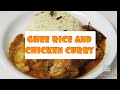 Ghee rice and chicken curry rahis world
