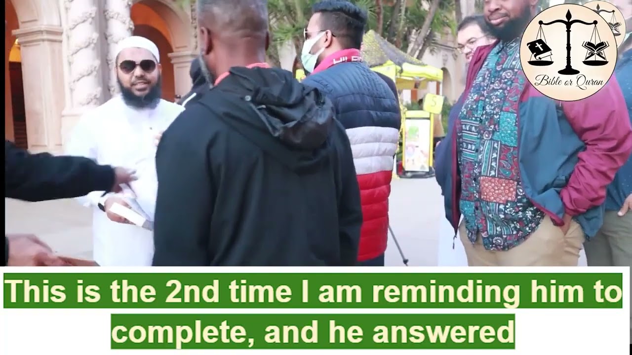 angry shake uthman is shaking getting violent and runs away without explaining surah 3146