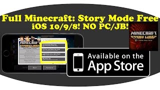 How To Get Full Minecraft: Story Mode Free On iOS 9/8! NO PC/JB! Permanent! screenshot 2
