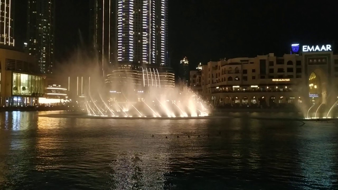 Musical Fountain⛲ Dubai 19022020 YouTube