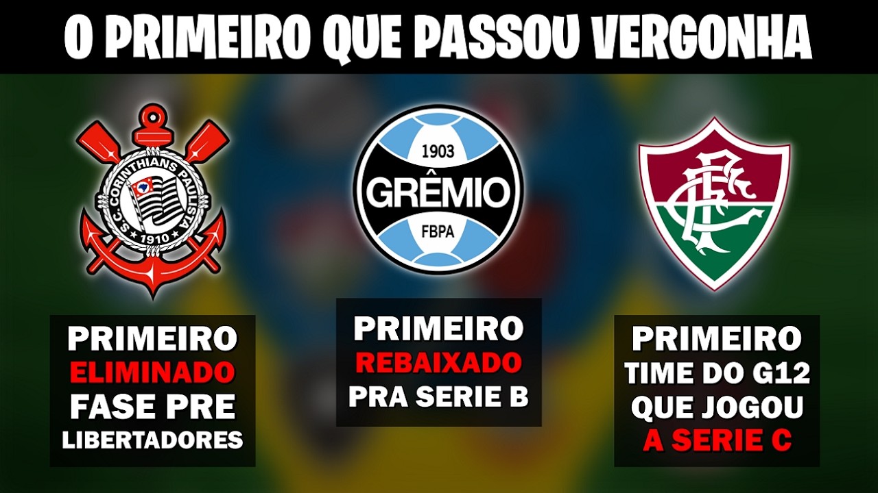 O PRIMEIRO TIME DO G12 A CONSEGUIR UM FEITO NEGATIVO