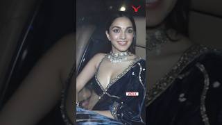 Kiara Advani Clicked In Black Saree