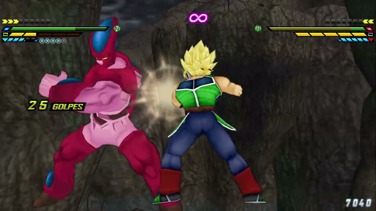 DBZ TTT The Legacy Of Tenkaichi V2 Bardock (all forms) vs Hatchiyack