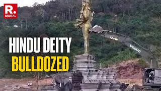 Hindu Deity Statue Demolished Thailand Bulldozes Hindu Heritage Structure In Cambodia