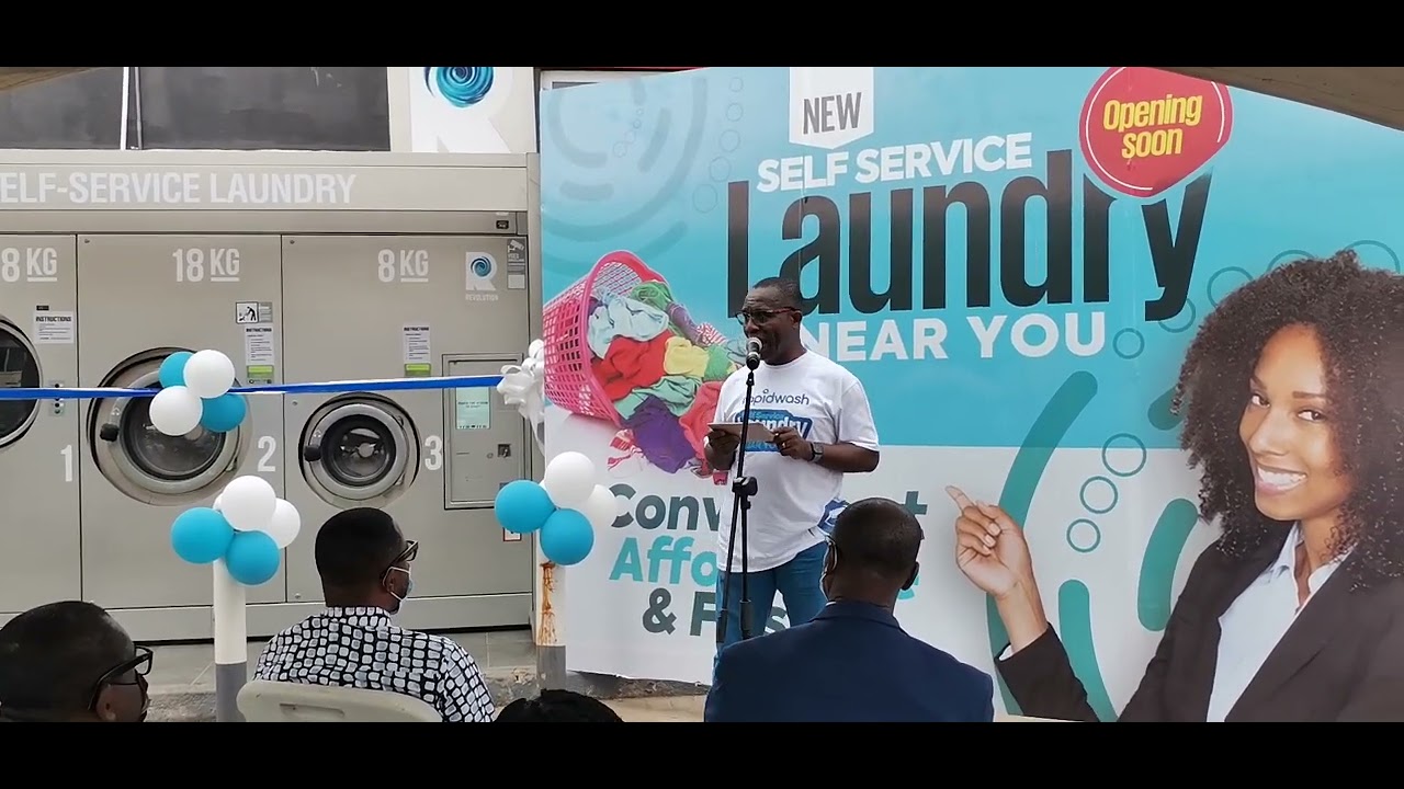 RAPIDWASH Introduces First Mobile SelfService Laundry in Ghana YouTube