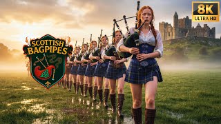 Army of Bagpipes | Highland Rain March | Epic Scottish Bagpipe &amp; Drum Music