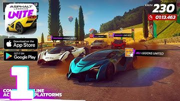 Asphalt Legends Unite Gameplay Walkthrough - Part 1 (iOS, Android)