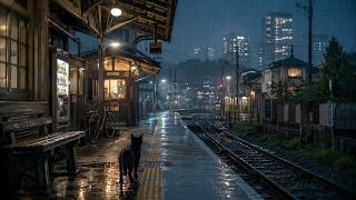Late Night Study Session 📚 Relaxing Lofi & Rain for Concentration