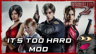 RESIDENT EVIL 2 - ITS TOO HARD MOD (LEON) - DAY 1