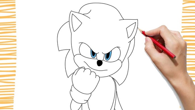 Shadow the hedgehog com Sonic - Sonic - Just Color Crianças : Páginas para  colorir para crianças