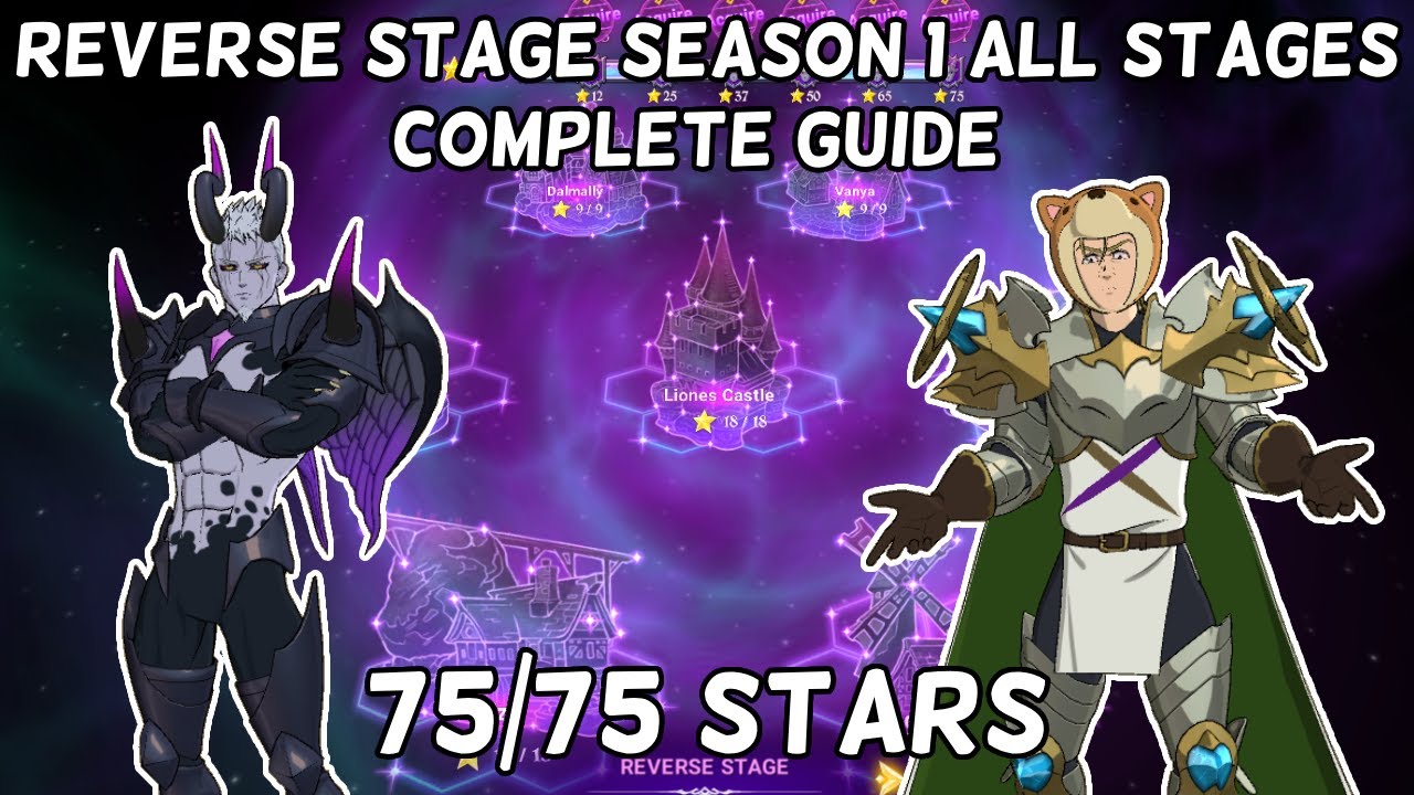 No Reverse Staging REVERSE STAGE ALL SEASON 1 STAGES COMPLETE GUIDE 75/75 STARS - The ...