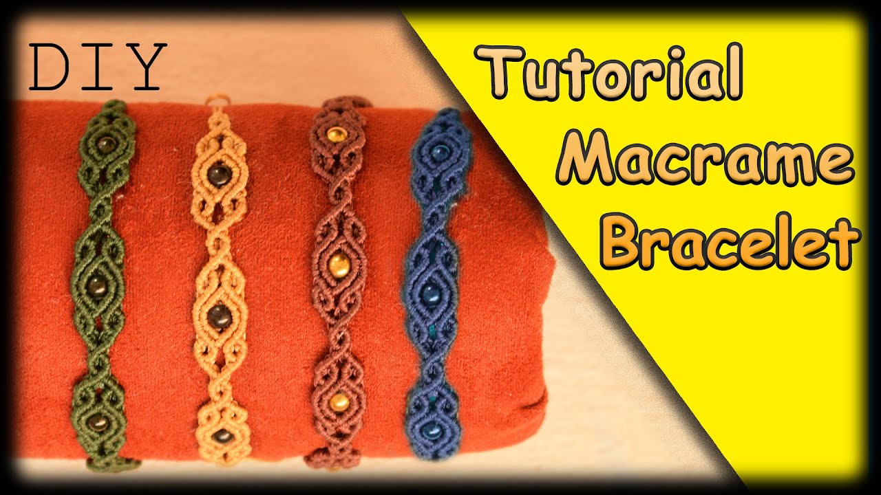 Macrame Tutorial | Step by Step Tutorial Macrame Bracelet | EASY DIY ...