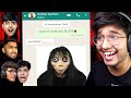 SCARING YOUTUBERS with *SCARIEST* WHATSAPP MESSAGES😱