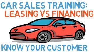 Car Sales Training: Leasing VS Financing