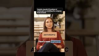 Daniela Amodei (President of Anthropic) on building the company #shorts