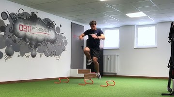 Lateral Hurdle Hop - Continuous
