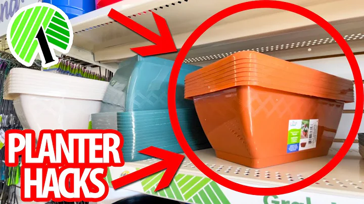 GRAB $1 PLANTERS from the Dollar Store for these CRAZY GOOD HACKS! (everyone will be copying these!)