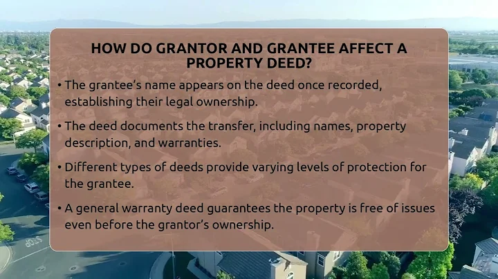 How Do Grantor And Grantee Affect A Property Deed? - CountyOffice.org