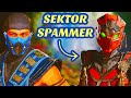SEKTOR SPAMMER GETS DESTROYED IN MORTAL KOMBAT 1