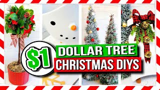 5 Dollar Tree DIY Christmas Decorations that are SUPER CHEAP TO MAKE! 🎄