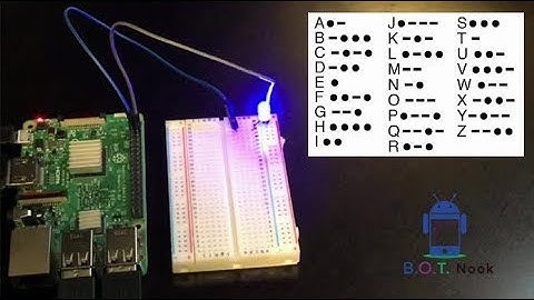 MORSE CODE MESSAGES WITH THE RASPBERRY PI