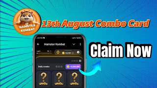 Hamster Kombat Combo Card 13Th And 14Th August Rehman Cryptonic
