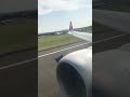 Norwegian Boeing 737 MAX 8 engine spool-up from Edinburgh runway 06