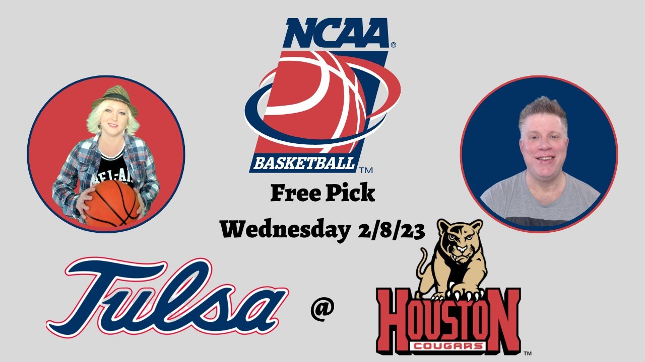 Tulsa Houston Wednesday 2/8/23 NCAAM Betting Picks and Predictions