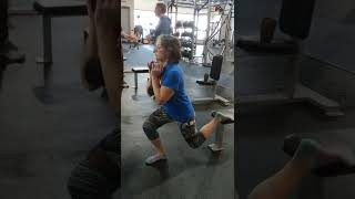 Goblet Bulgarian (rear foot elevated) split squat @MusicStrongFitnessTraining