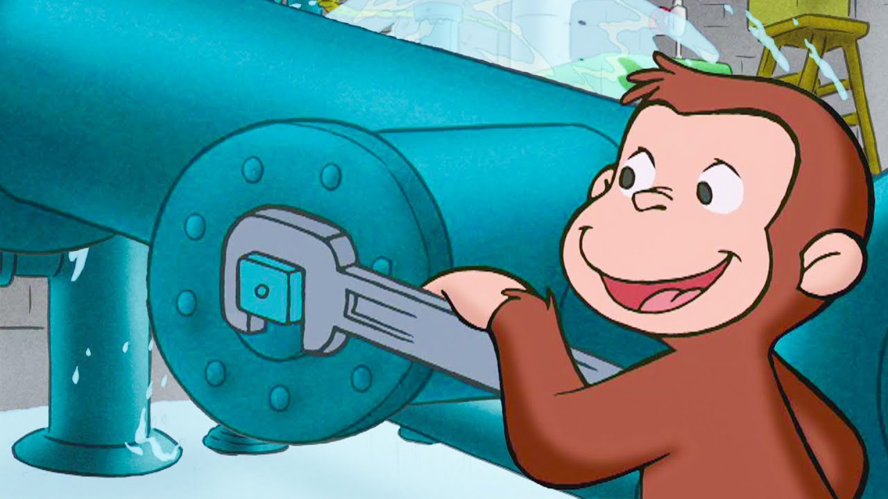 Non intasare lo scarico! 🐵 Curioso Come George 🐵 Cartoni per Bambini