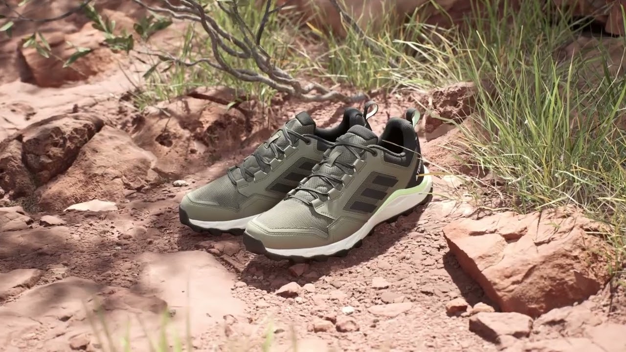 Trekkingschoenen adidas Terrex Tracerocker 2 Olistr Cblack Grespa - Zomer  2024 | Glisshop