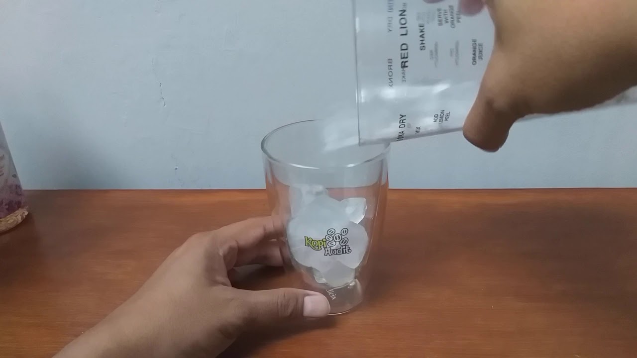 Iced Green Tea Coffee Latte by Kopi Audit - YouTube