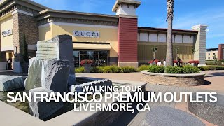 Exploring San Francisco Premium Outlets in Livermore, CA USA Walking Tour #sanfranciscopremiumoutlet