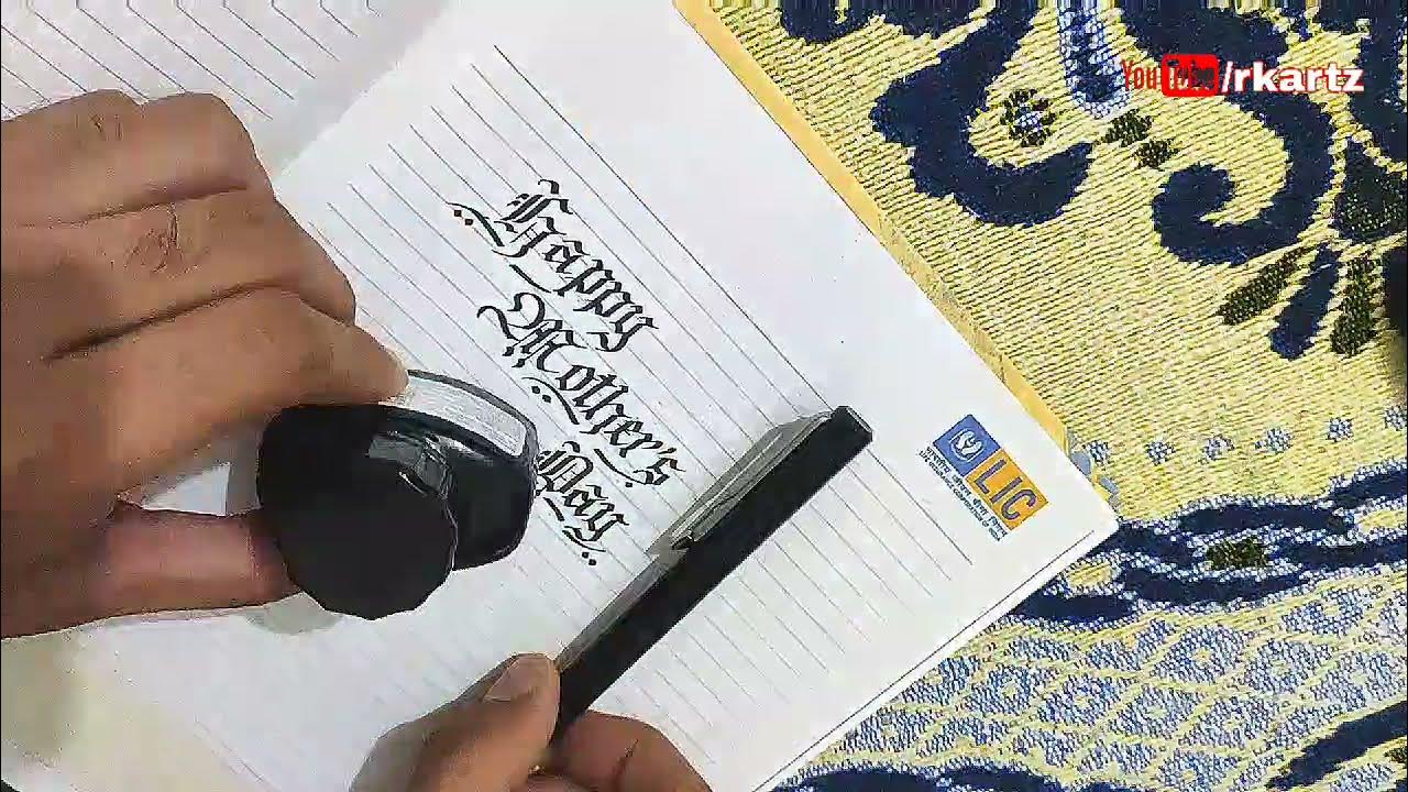 How to fill ink in an Ink pen Ink pen mai ink kaise dale Parker pen