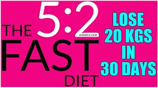 Intermittent Fasting Meal Plan 5 2 Diet | Lose 20Kg in 1 Month| Intermittent Fasting For Weight Loss