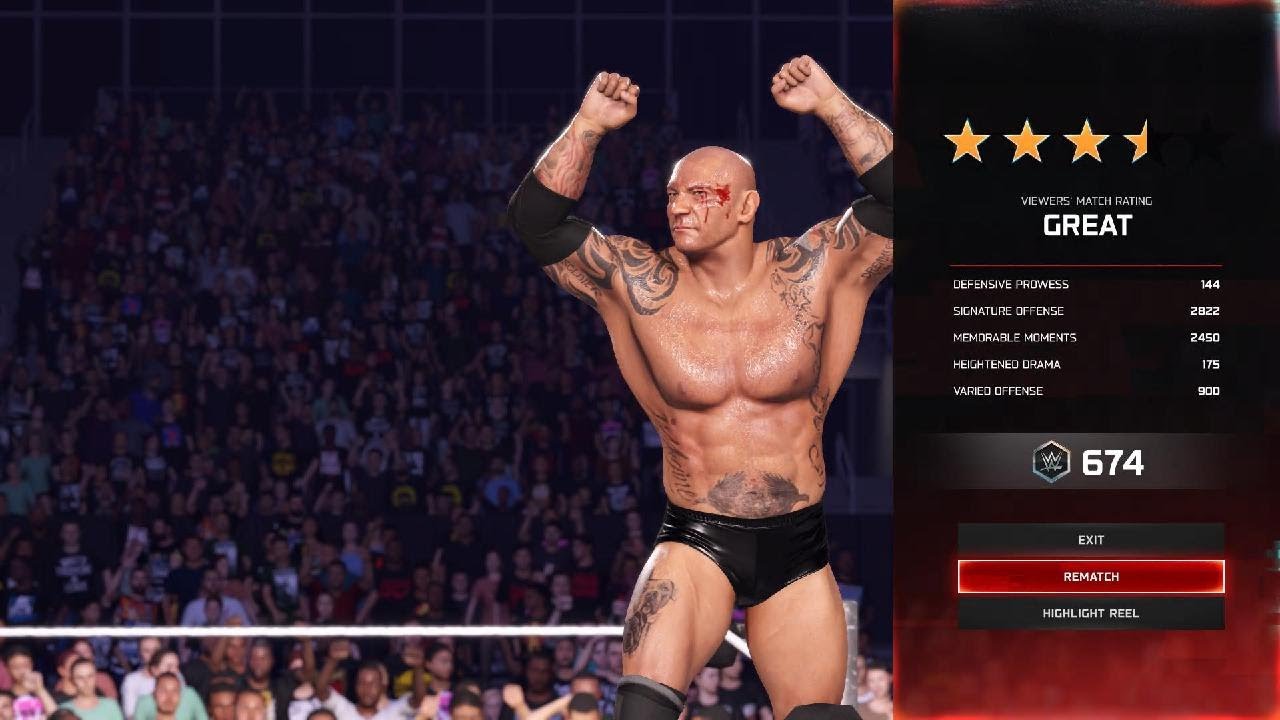 WWE 2K25 - Batista vs. Brock Lesnar | HELL IN A CELL MATCH | PS5 [4K 60FPS]