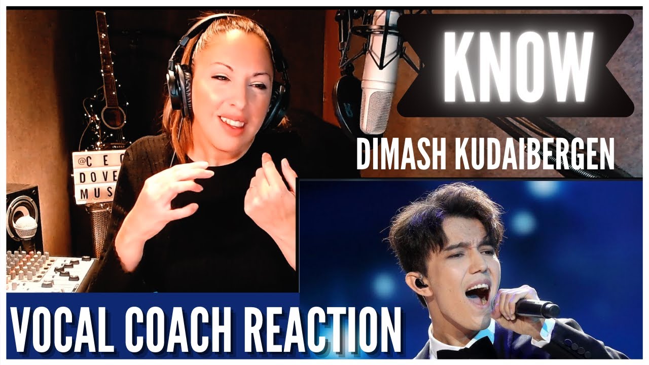 DIMASH KNOW REACTION - VOCAL COACH