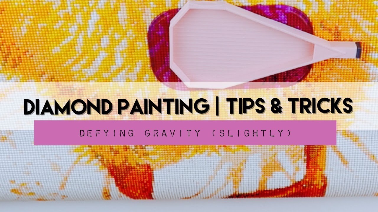 Diamond Painting Tips & Tricks  #23 Keeping your Tray on an Easel