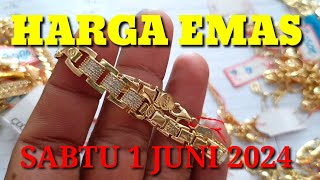 Harga emas hari ini 1 Juni 2024 || harga emas Antam UBS hari ini