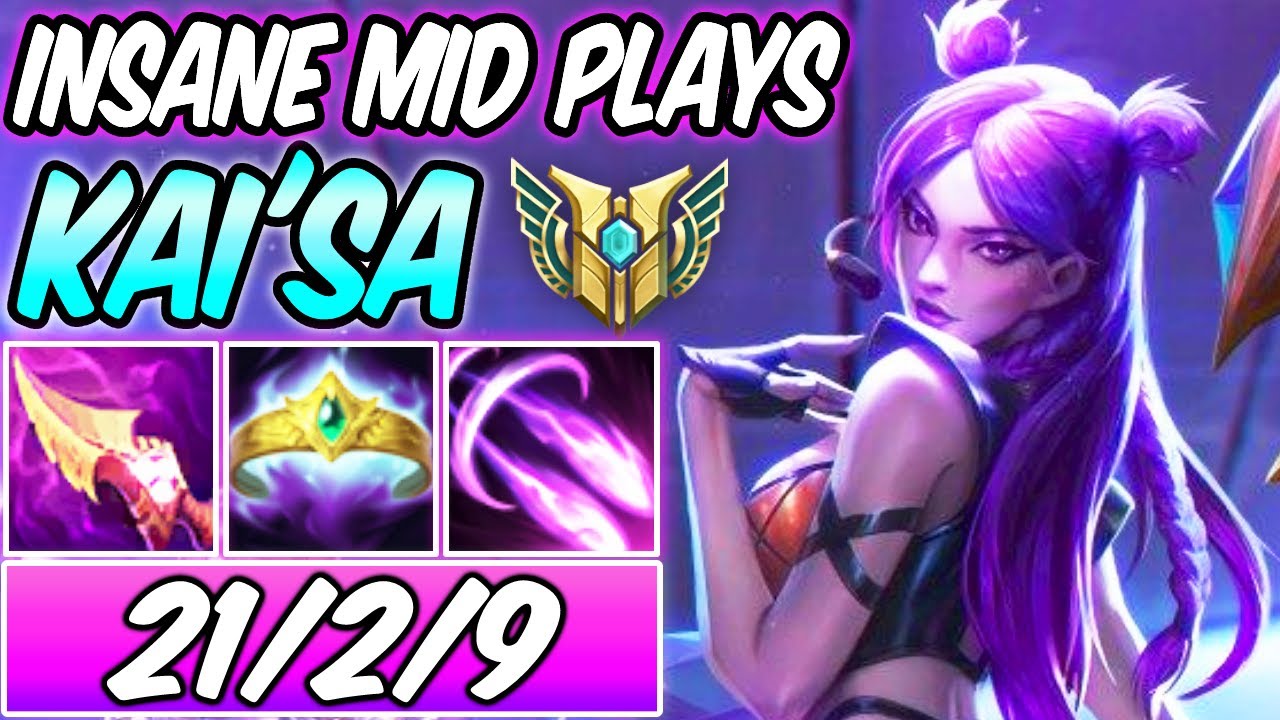 S+ INSANE AP KAI'SA MID CLEAN GAMEPLAY | New Build & Runes | K/DA Kai ...