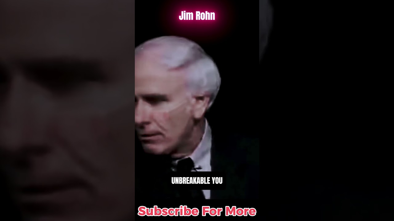 Jim Rohn - One Of The Greatest Lessons #motivation