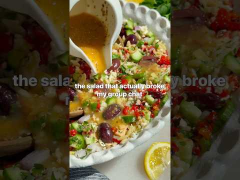 Mediterranean Orzo Salad: